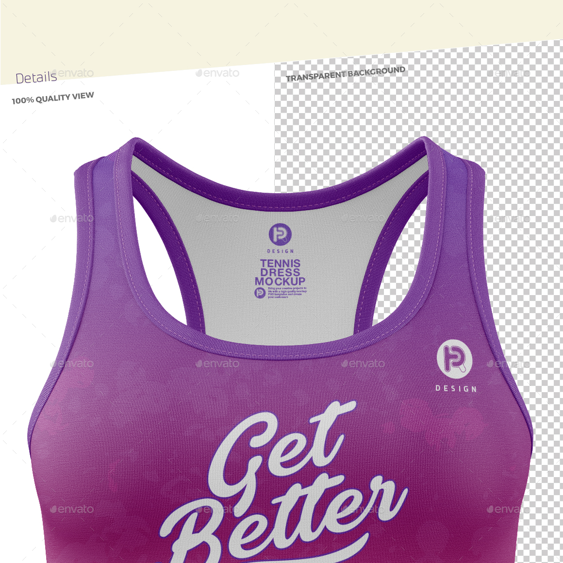 Tennis Dress Mockup, Graphics | GraphicRiver